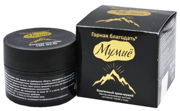 Изображение товара Крем-мумие Горная благодать Сашера-Мед 100мл Крем-мумие Горная благодать Сашера-Мед 100мл фотография