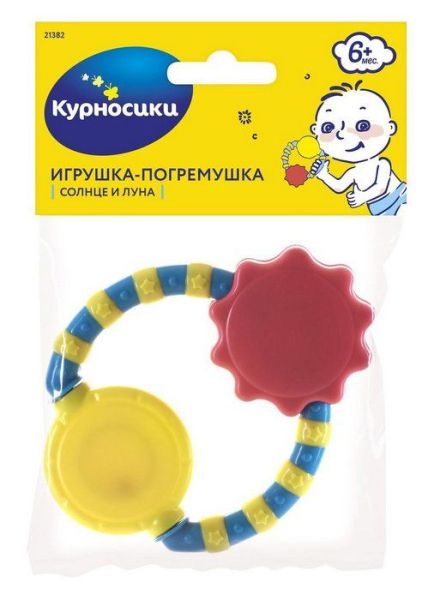 Курносики игрушка-погремушка Солнце и Луна фотография