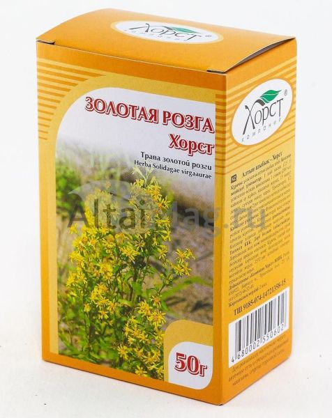 Изображение товара Золотая розга, трава, 50 г (Хорст) Золотая розга, трава, 50 г (Хорст) фотография