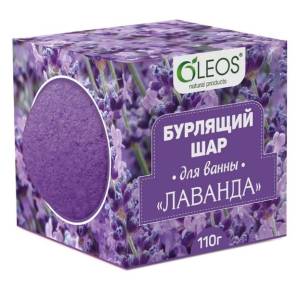 Бурлящий шар Лаванда Oleos 110г