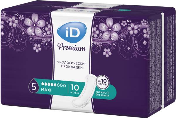 Прокладки урологические АйДи Light Premium Maxi 10шт фотография