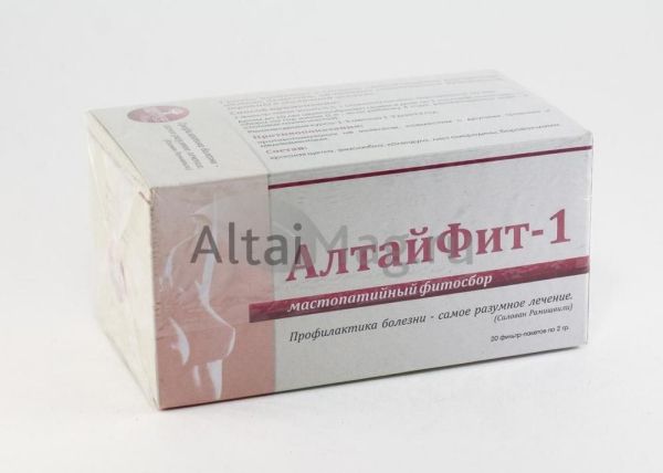 Изображение товара Алтайфит-1 мастопатийный чайный напиток 20 пакетиков Алтайфит-1 мастопатийный чайный напиток 20 пакетиков фотография