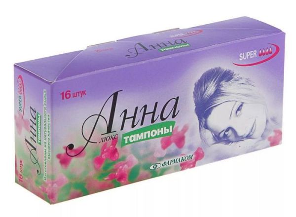 Тампоны «Анна» Lux Super, 16 шт фотография